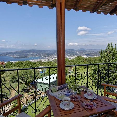 Iatrou House- Villa With Incredible View Portariá Exteriör bild